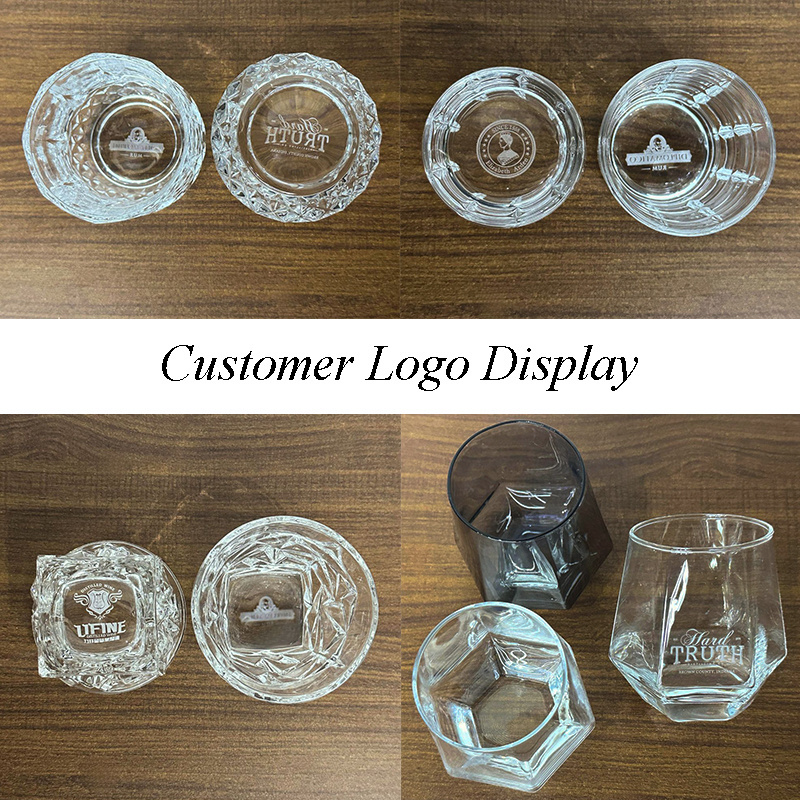 Wholesale Free Sample Whiskey Cups  Cheap Shot Glass Custom Logo Vodka whiskey glass cup Wine Glassware for bar accessories