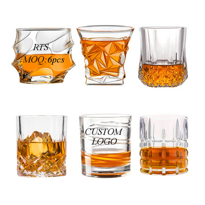 Wholesale Free Sample Whiskey Cups  Cheap Shot Glass Custom Logo Vodka whiskey glass cup Wine Glassware for bar accessories