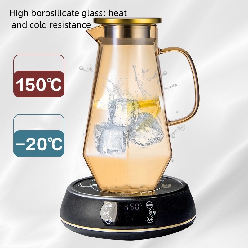 Diamond Jug and Glass Cold Kettle Set Household Beer Cup Water Cup Cold and Heat Resistant Pitcher Jug set