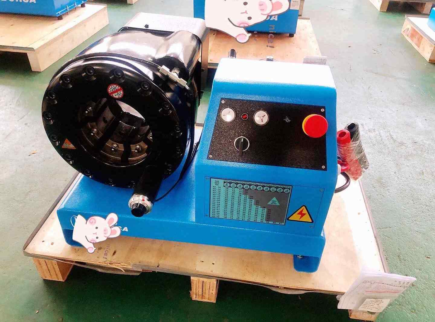 Latest Design 12v/24v Volt Dc By Car Portable Crimping machine A/c Hydraulic hose swaging machine