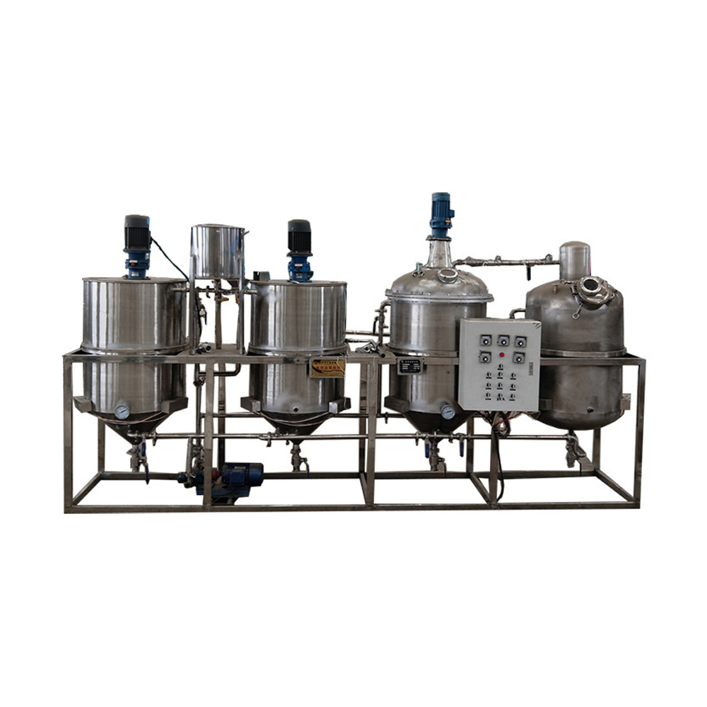 500 ton pre day oil refining machine edible oil refinery plant cooking oil refining processing equipment project cost