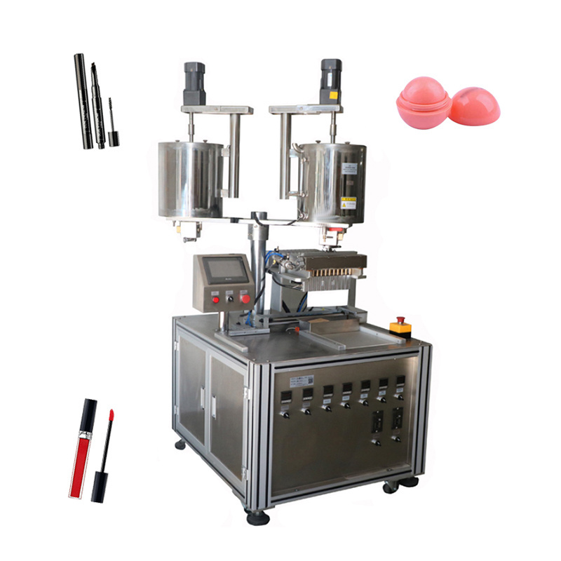 Automatic Lipstick Filling And Making Machine Colorful Lipstick Lip Balm Filling Cooling Machine Production Line