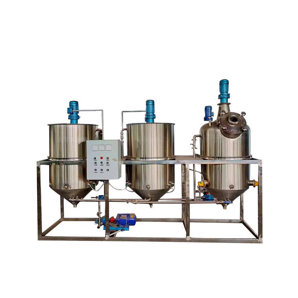 500 ton pre day oil refining machine edible oil refinery plant cooking oil refining processing equipment project cost