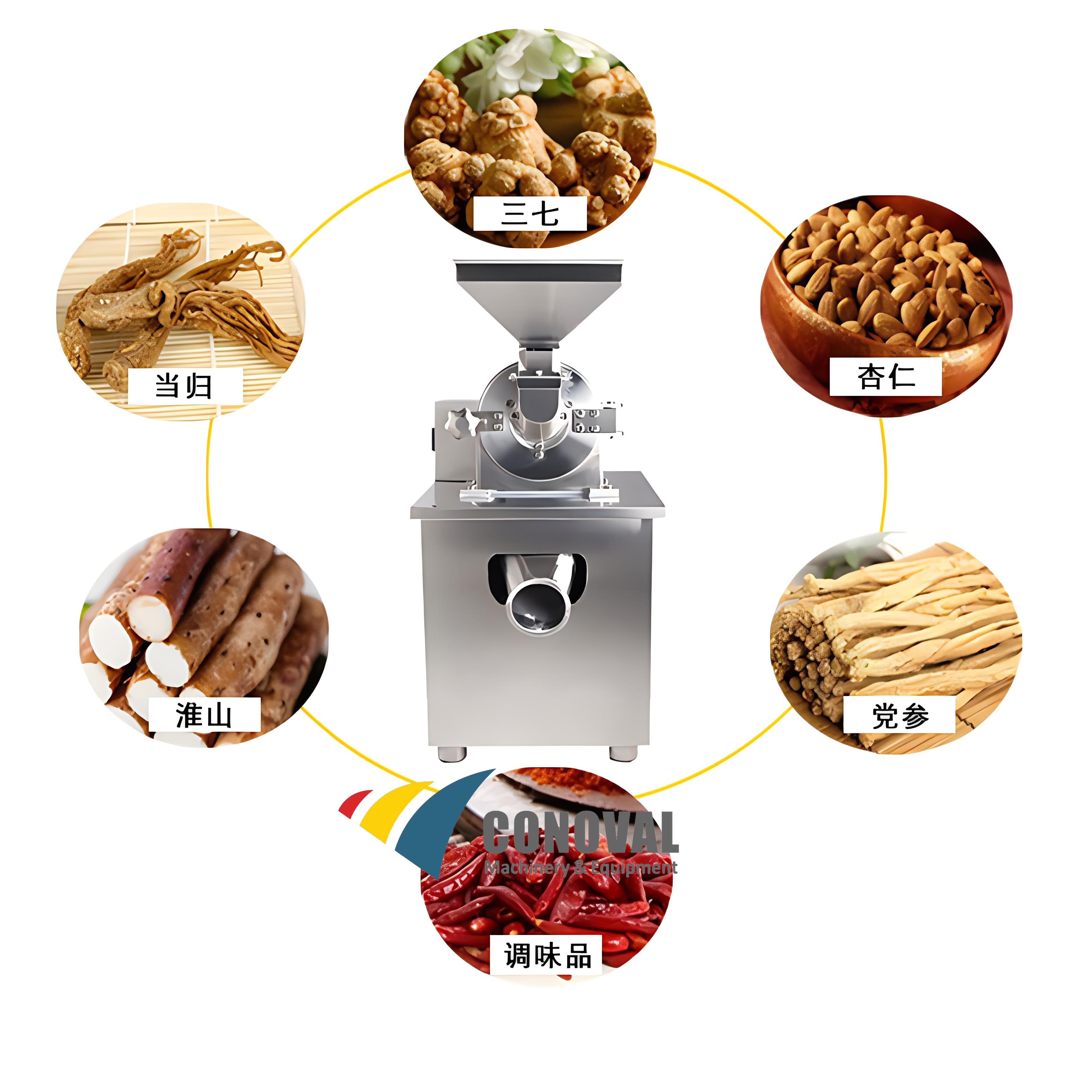 CW chili grinder sugar cocoa bean pin mill pulverizer spice universal pulverizer chilli pepper grinding machine