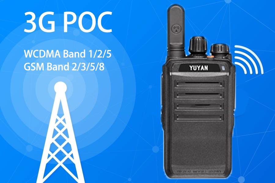 Yuyan T300 construction site two-way radio 1000 mile walkie-talkie sim card 2 way radio mobile walkie talkie 1000km