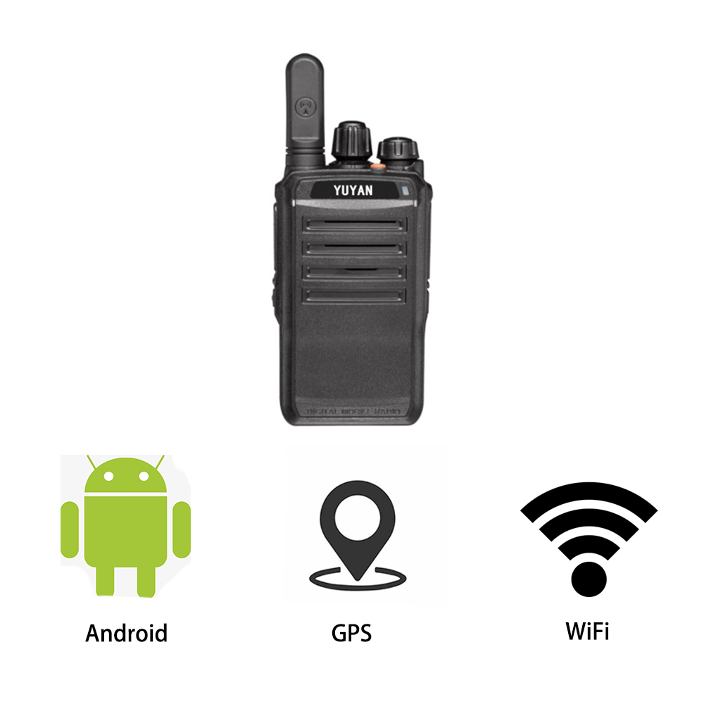 Yuyan T300 GPS two-way radio security walkie-talkie handheld radio two way unlimited range walkie talkie radio