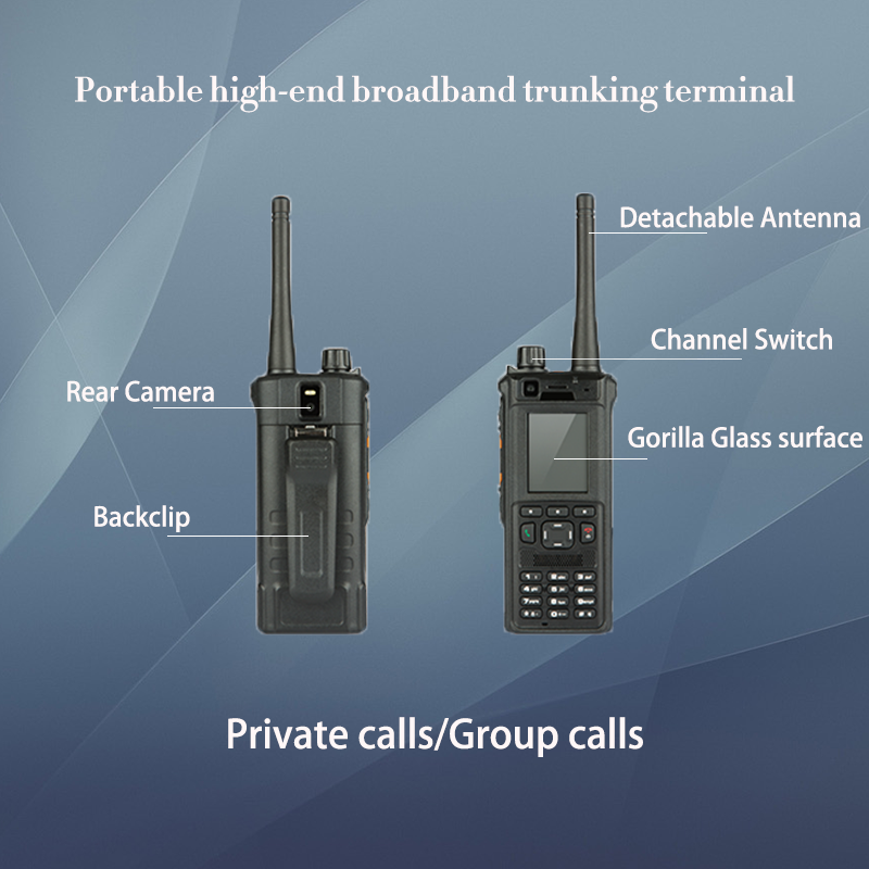 EP681 professional use two-way radio rugged walkie-talkie industrial 2 way radio gsm walkie talkie 100 km