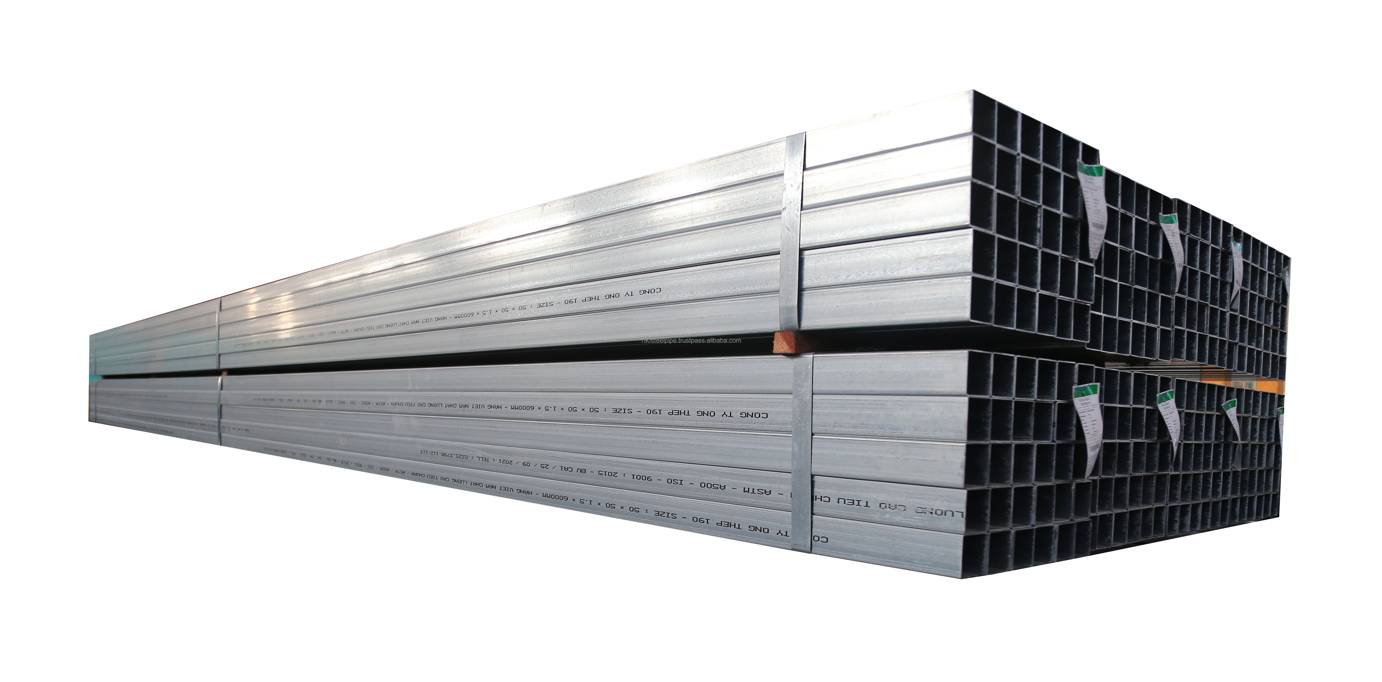 Whole Sales VietNam Manufacturer Steel Pipes Square Good Price Box Tube Galvanized For Scaffold ASTM For Construction