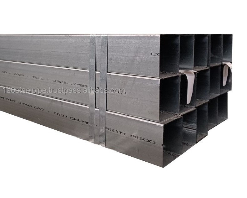 Whose Sale 190 Steel Factory Black Pipes Box Good Quality Square/ Rectangular Steel For Building ASTM From VietNam