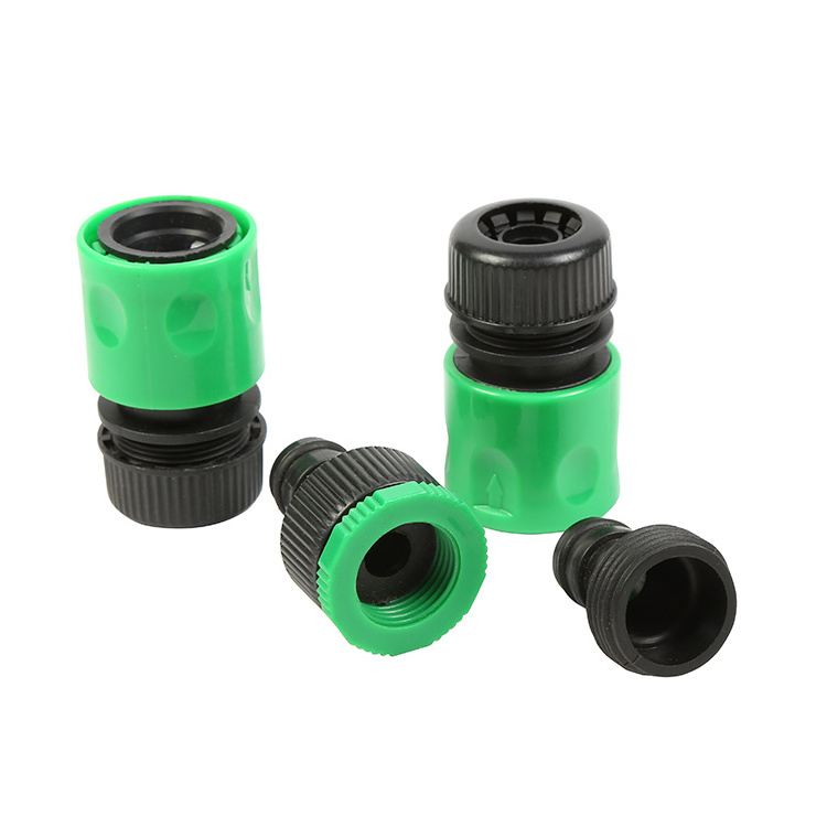 Quality connect fittings garden water hose connector, high quality plastic tube hose connector, factory oem quick hose connector