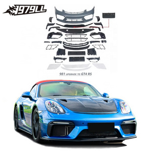 [1979LL] Car bodykit 2013 2014 2015 981 front bumper upgrade to GT4 RS spyder body kits fot Porsche Cayman boxster 981