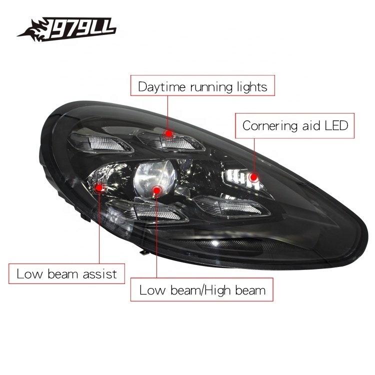 [1979LL]2016 2015 2011 2010 970 car lights upgrade to 2023 matrix pdls led headlights for Porsche panamera 970.1 970.2