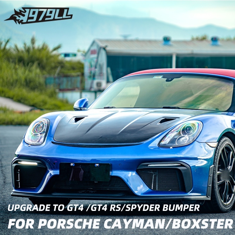 [1979LL] Car bodykit 2013 2014 2015 981 front bumper upgrade to GT4 RS spyder body kits fot Porsche Cayman boxster 981