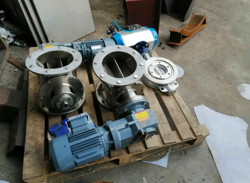 Manufacturer  accept customization industrial grade mixing Valves DN200 Rotary Control valve For Powder