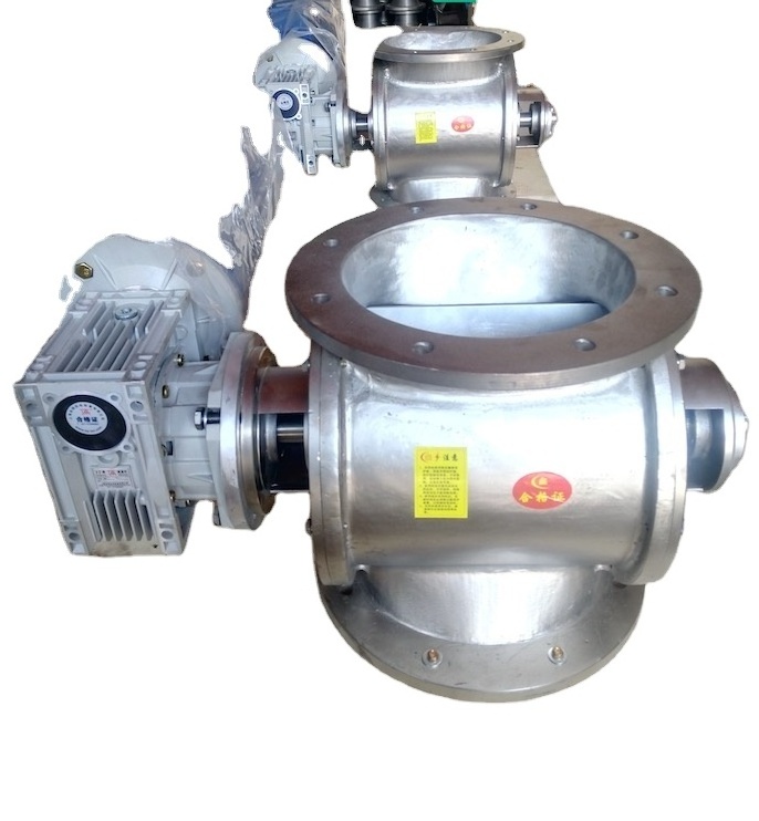 Manufacturer  accept customization industrial grade mixing Valves DN200 Rotary Control valve For Powder