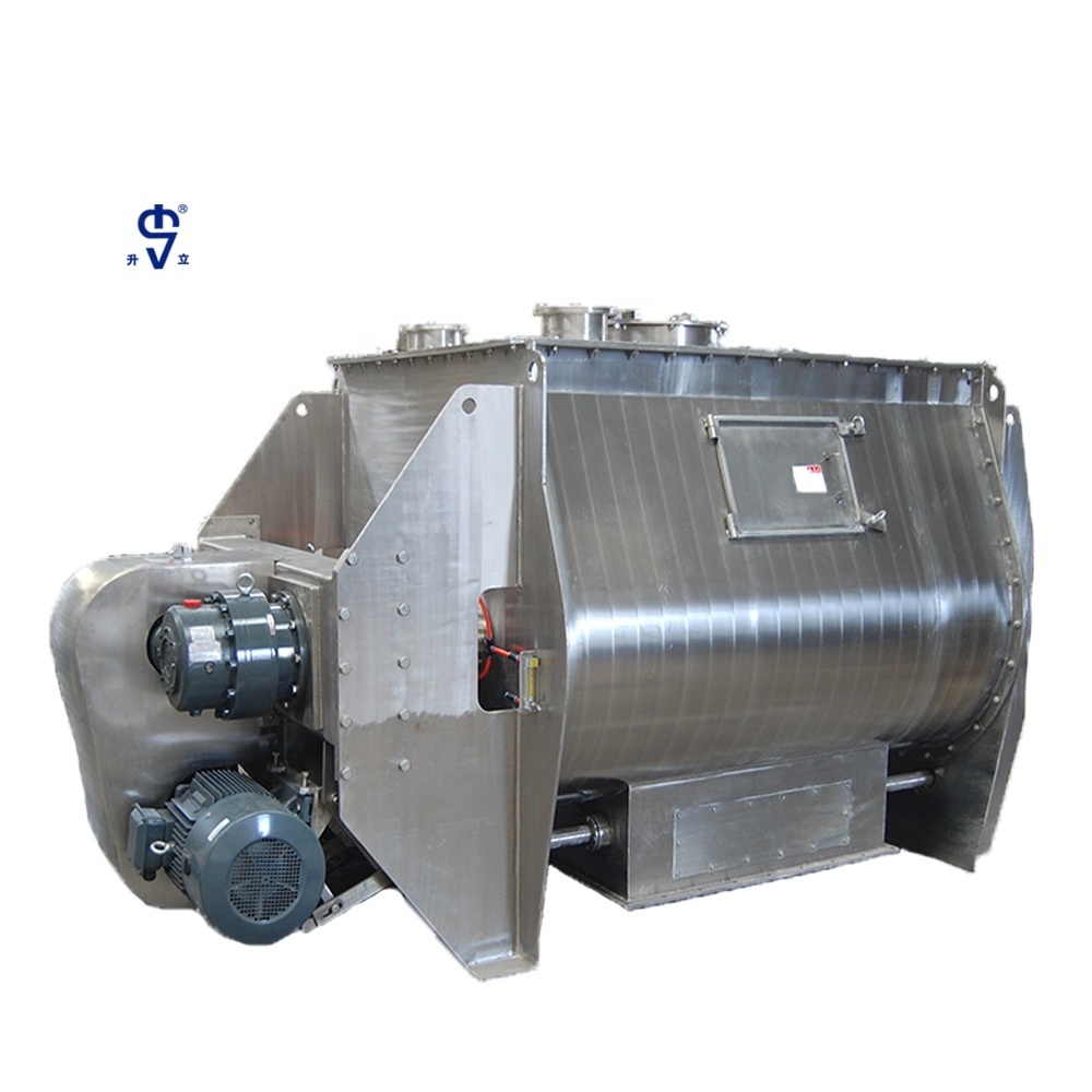 6000 L WZL-6 double shaft paddle fertilizer mixer mixing machine