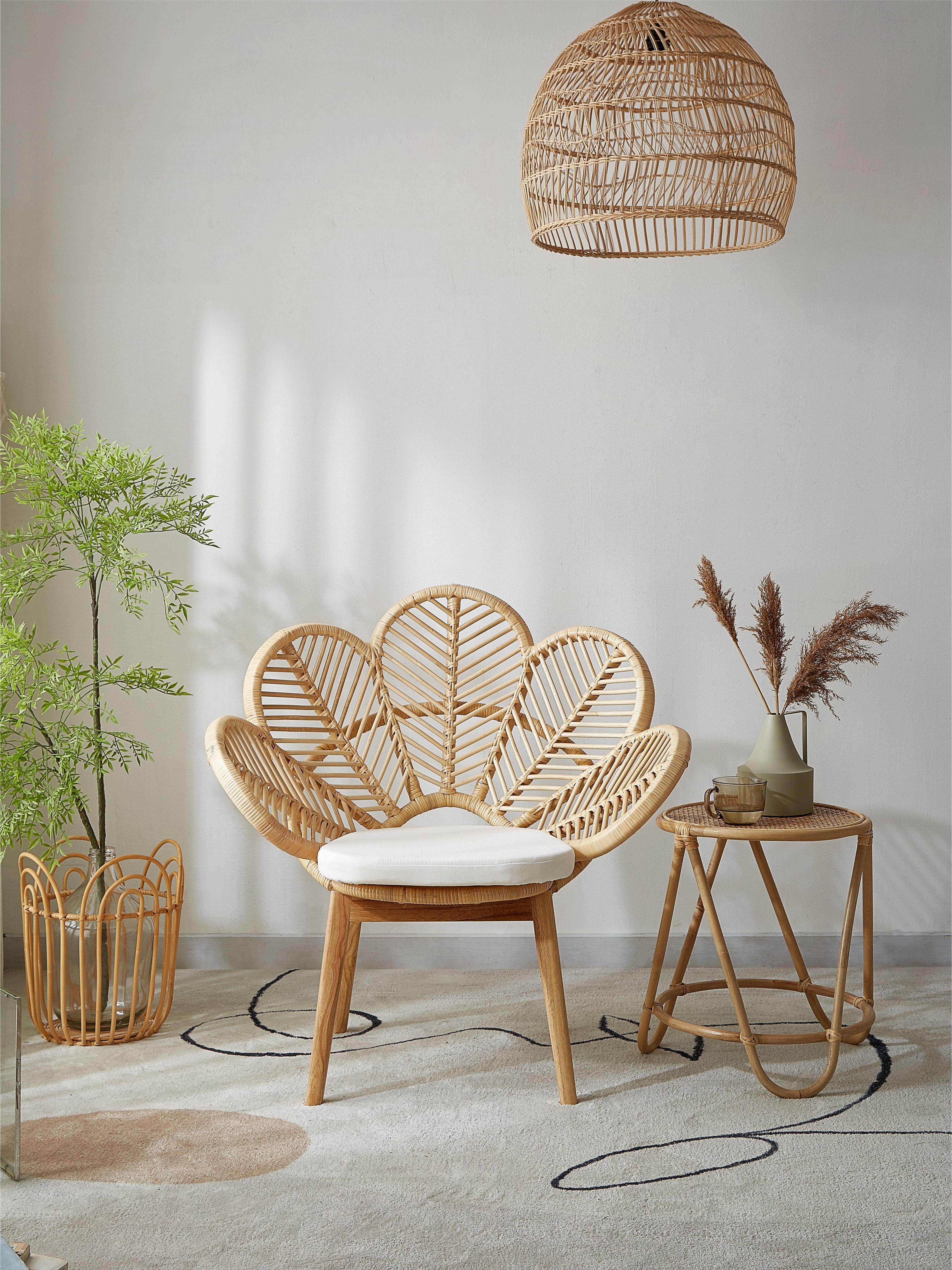 New Peacock Rattan Chair Cane Wicker Relaxing Outdoor Garden Furniture Garden Chairs Indoor Living Room Peacock Rattan Chair