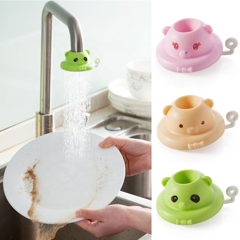 Quality Colanders Water Saving Faucet 360 Degree Rotating Water Strainers Cartoon Kitchen Faucet Saving Water Sprayers