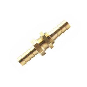 Pipe ID 6 8 10 12 14 16mm Hose Barb Bulkhead Brass Barbed Tube Pipe Fitting Coupler Connector Adapter For Fuel Gas Water Copper