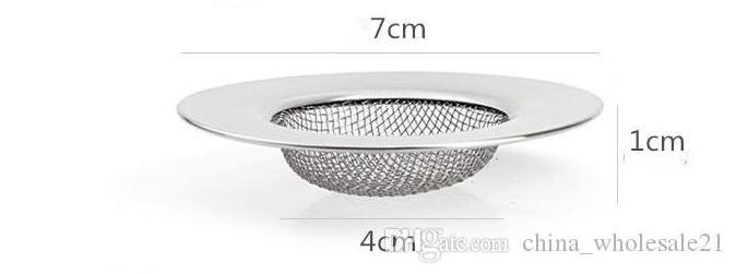 Stainless Steel Bathtub Hair Catcher Stopper Shower Drain Hole Filter Trap Metal Sink Strainer