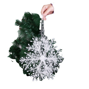 Christmas Tree Decorations Snowflakes 30pcs 6cm White Plastic Artificial Snow Christmas Decorations for Home Navidad