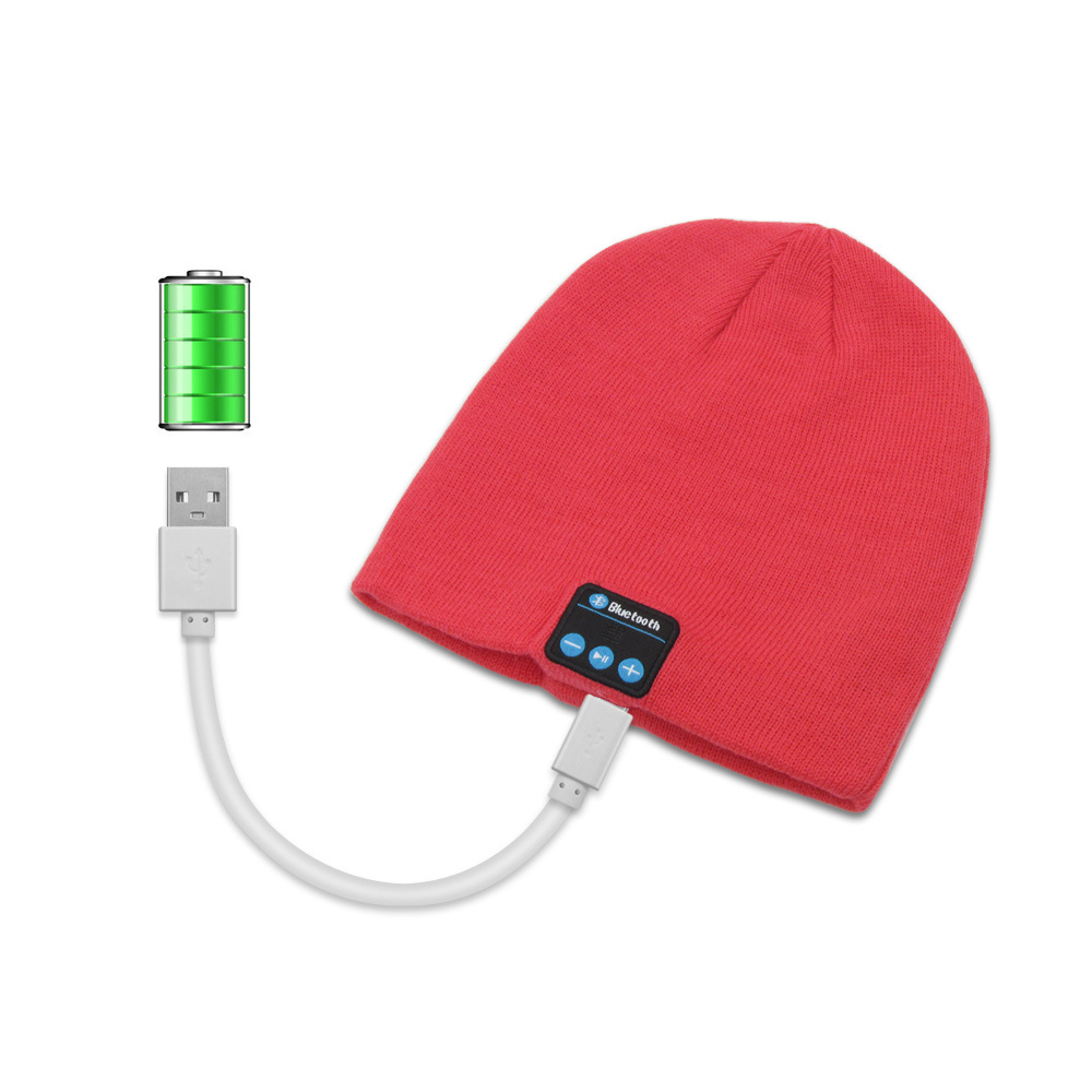 Warm  Hat with Soft and smart Microphone Wireless Music Headset Headphone hat  for Outdoor Sport Beanie Comfortable