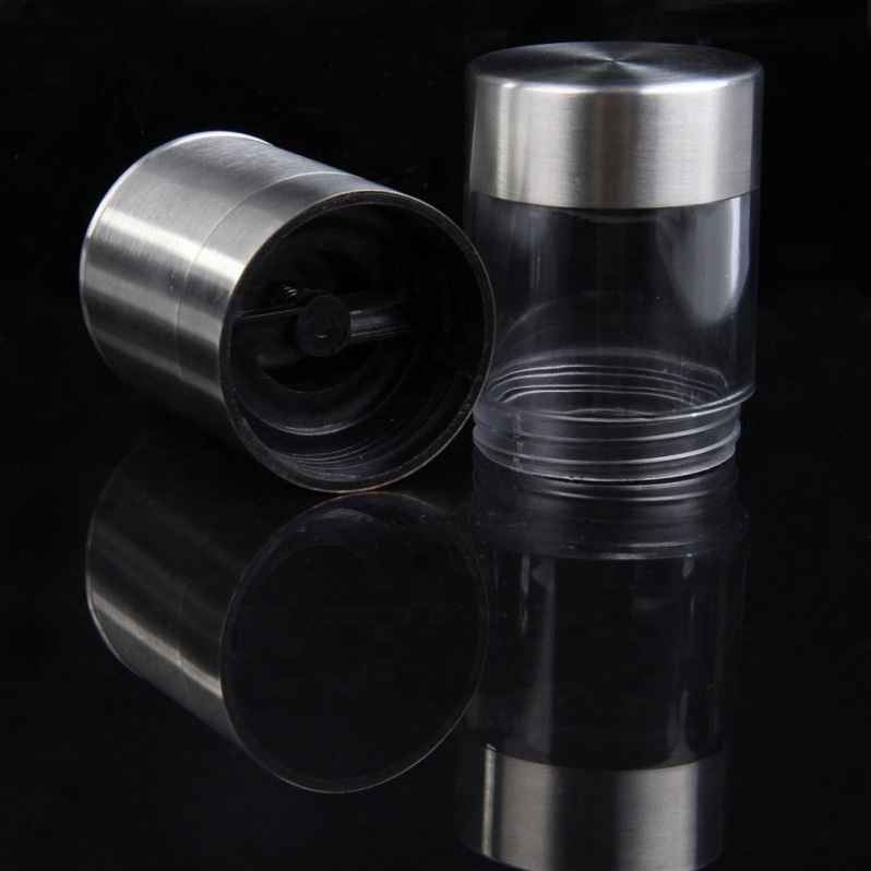 Stainless Steel Manual Salt Pepper Mill Grinder Seasoning Muller Cooking Tools Kitchen Accessories Pepper Grinder