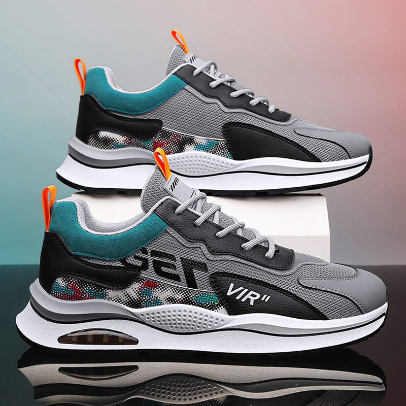 2023 QZK new High Quality Fashion Sneakers Sport Running Footwear Soft Sole Gym Shoes For Men