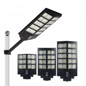 High Power IP65 ABS Motion Sensor Smart Outdoor All In One 100W 300W 500W Solar Street Light