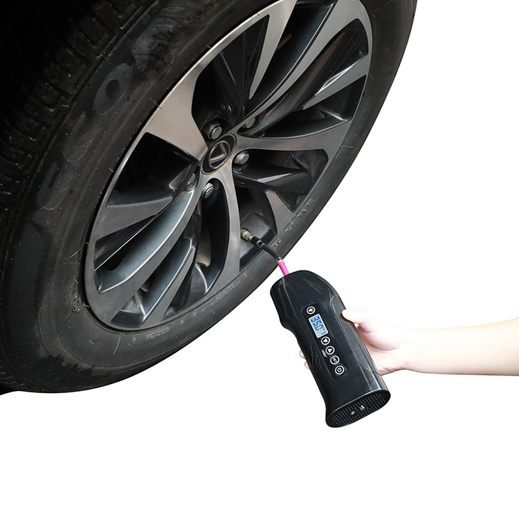 8000mah high flow cordless electric air pump camper SUV off road  tire inflators car portable air compressor