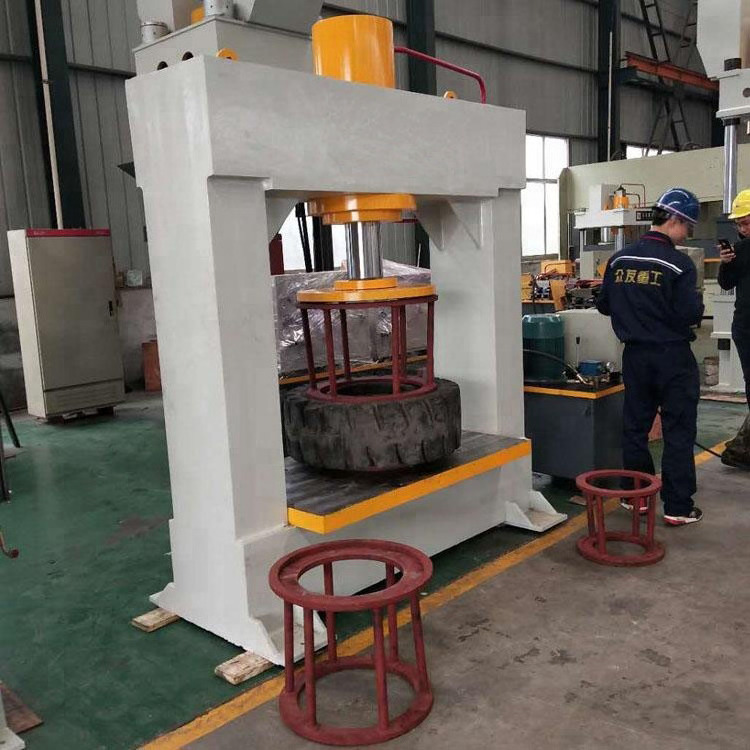 Hydraulic press for solid forklift tire solid tire replace press tire press machine