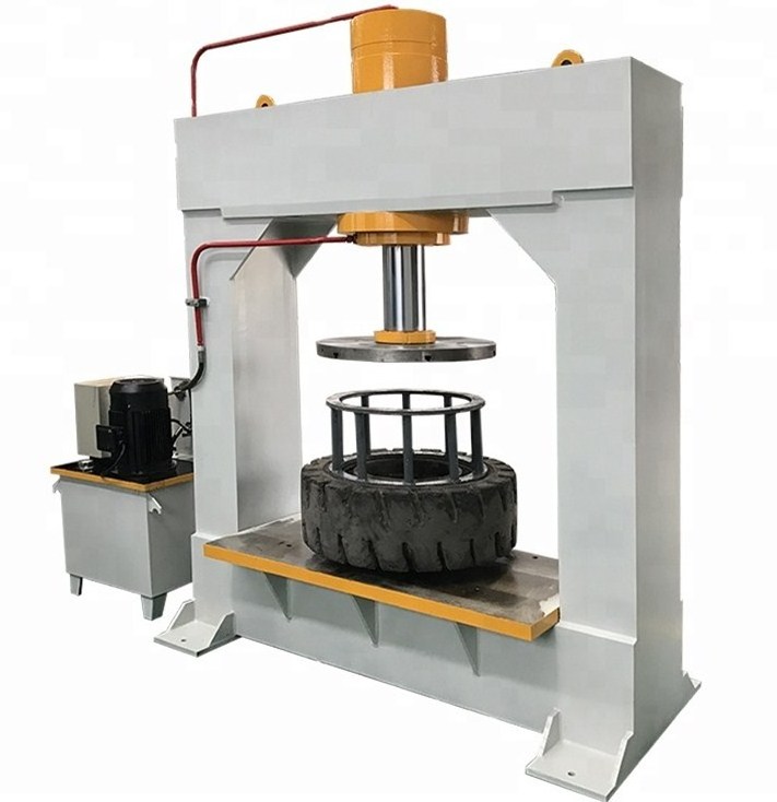 Hydraulic press for solid forklift tire solid tire replace press tire press machine