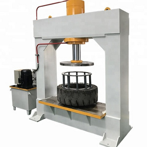 Hydraulic press for solid forklift tire solid tire replace press tire press machine