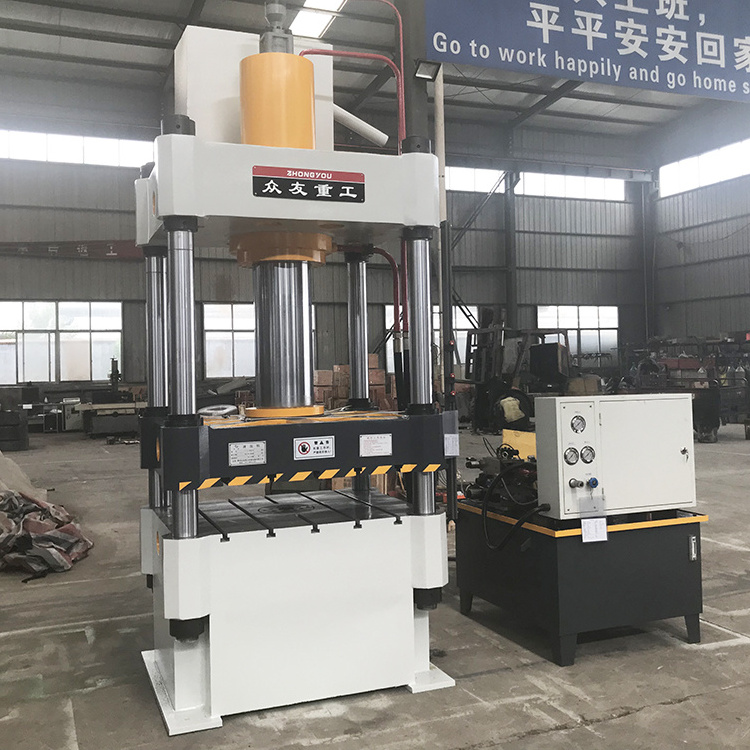 200 tons four column Clay Pot Making Hydraulic Press Machine for deep drawing