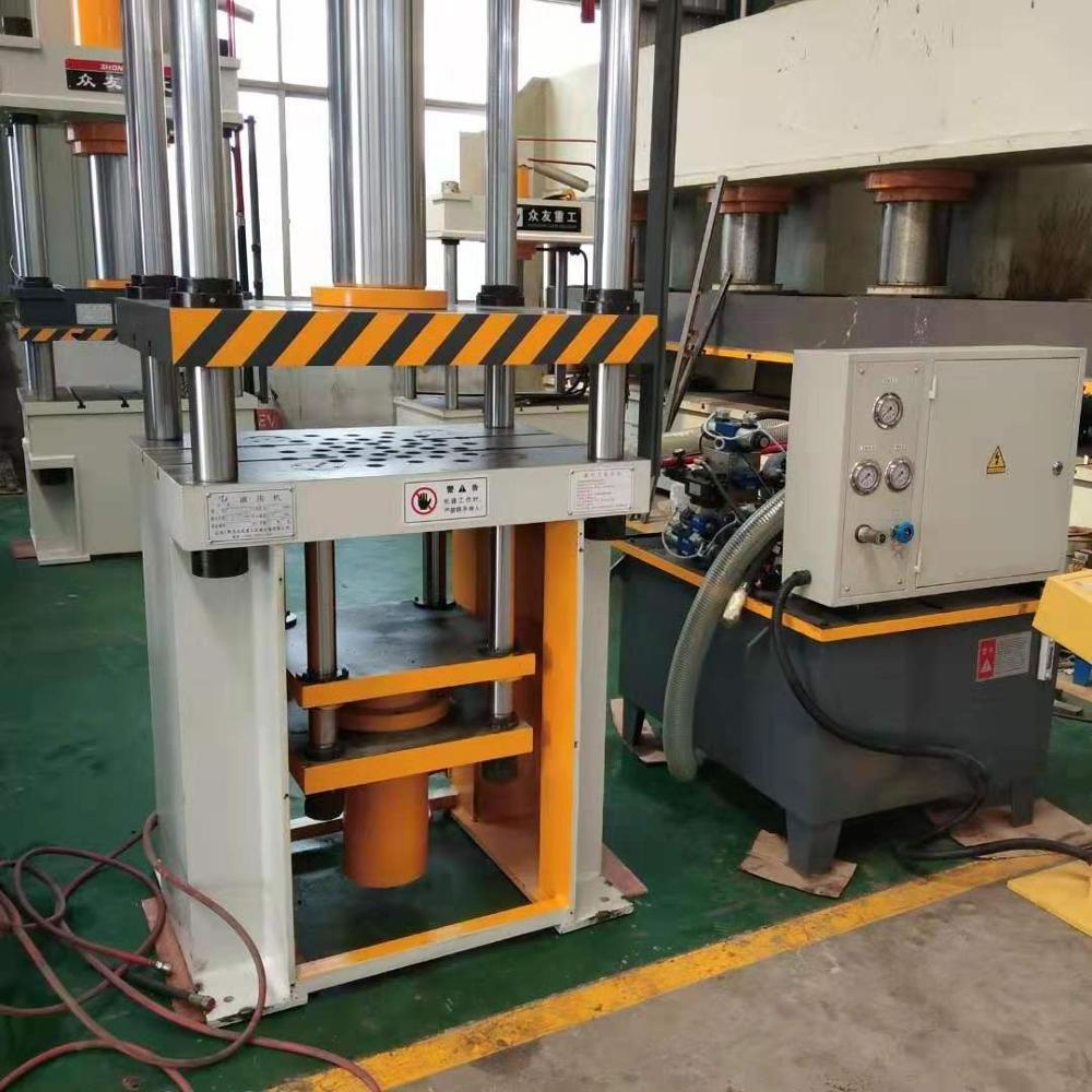 100 ton servo Stretching deep drawing hydraulic press machine for making fire extinguisher