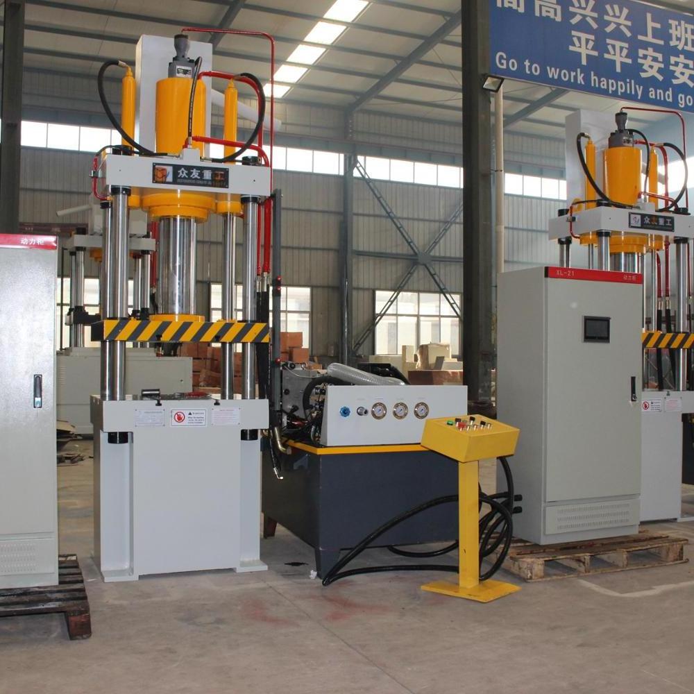 100 ton servo Stretching deep drawing hydraulic press machine for making fire extinguisher