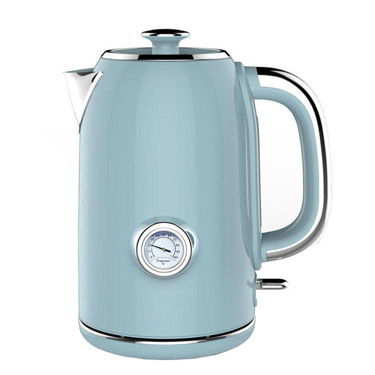 Unique design hotel cafe student accommodation kitchen appliance 1.7L cordless stainless steel cordless tea coffee water kettle