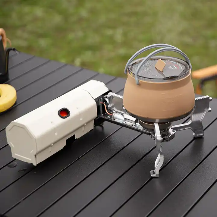 Outdoor Camping Cooking Set Survival Tourist Outdoor Mini Portable Folding Gas Camping Stove & Accessories