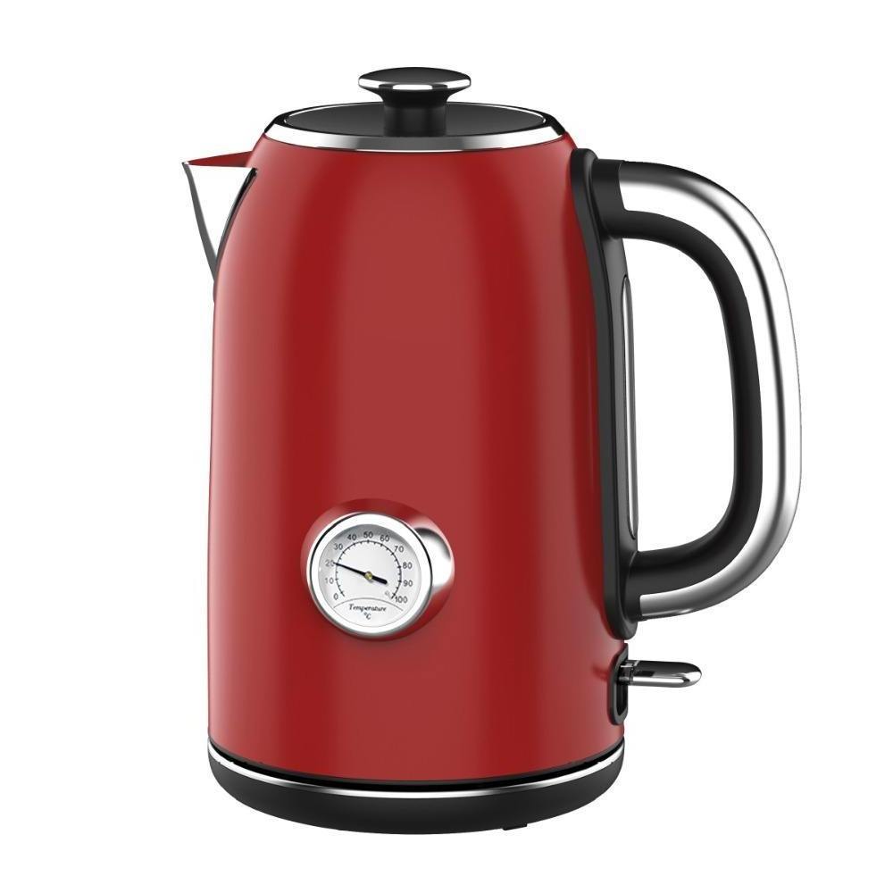 Unique design hotel cafe student accommodation kitchen appliance 1.7L cordless stainless steel cordless tea coffee water kettle