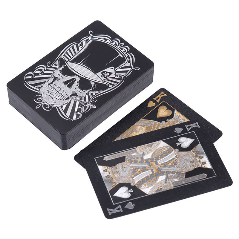 High Quality Paper Pvc Plastic Game Matt Black Playing Cards Pvc Playing Card Deck Of Playing Cards