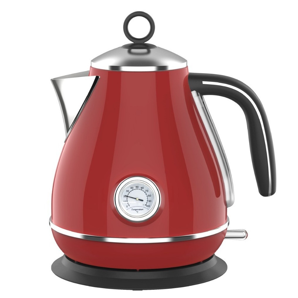 1.7L stainless steel electric kettle 110v electric kettle 220v electric water boiler electric water kettle with thermometer