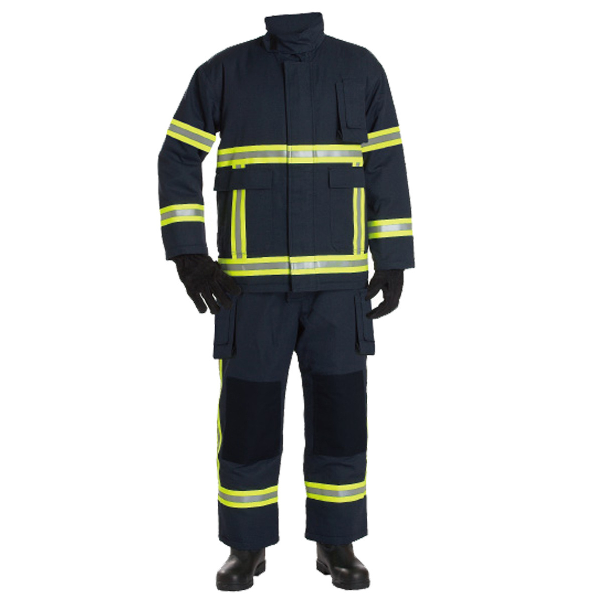 CE Fire Anti Flame Aramid Material Firefighting Uniforms firefighting clothing