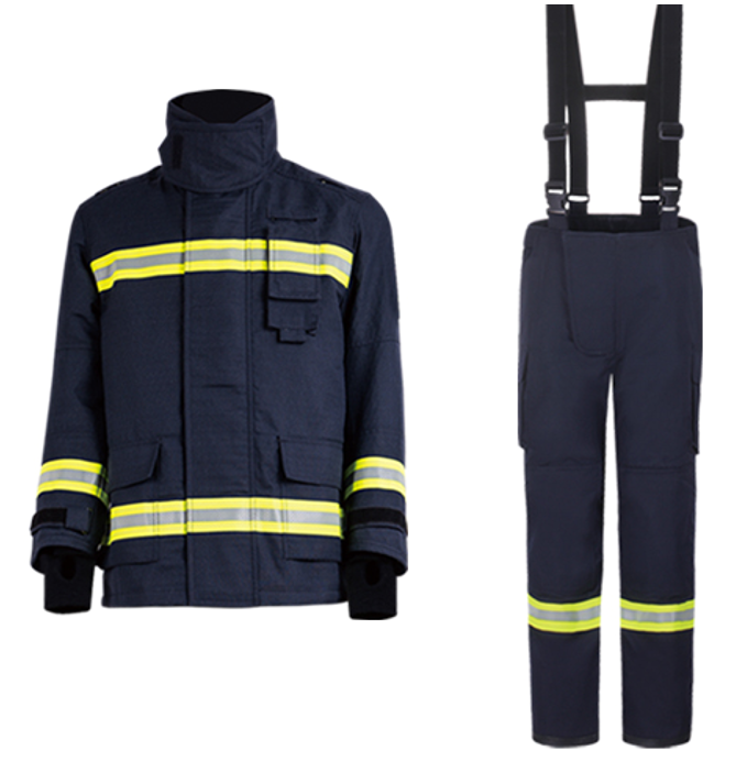 CE Fire Anti Flame Aramid Material Firefighting Uniforms firefighting clothing