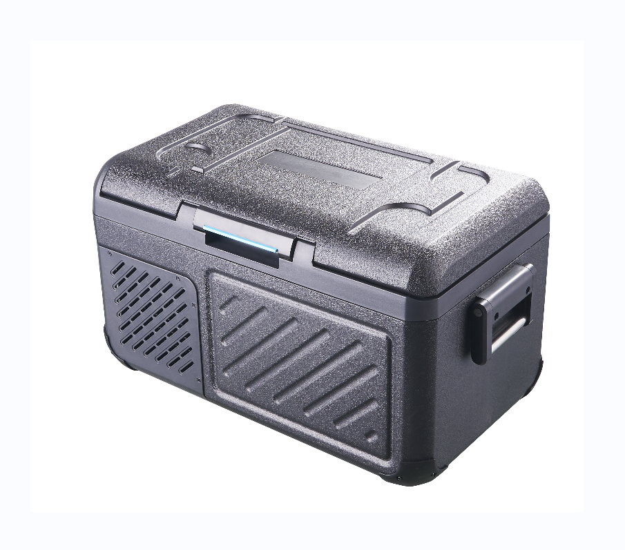 Hot sale 12/24V solar car fridge portable and mobile fridge for car with battery and camping