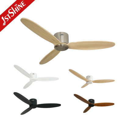 1stshine ceiling fan motor DC 6 Velocidades Mando a Distancia 3 Aspas de Madera Ventilador de Techo con Luz