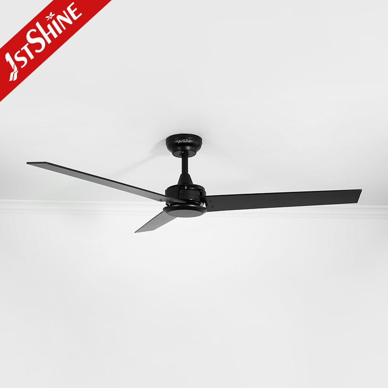 1stshine ceiling fan 52 inch modern MDF save space pull chain led ceiling fans with light