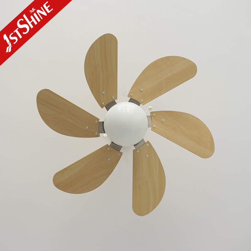 1stshine 30 42 inch traditional pull chain small ac motor 6 mdf blade lower noise kids ceiling fan with led light