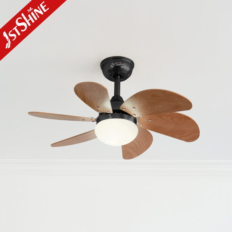 1stshine 30 office minii fan light ac/dc motor ventilador de techo kids' ceiling fan light fixtures