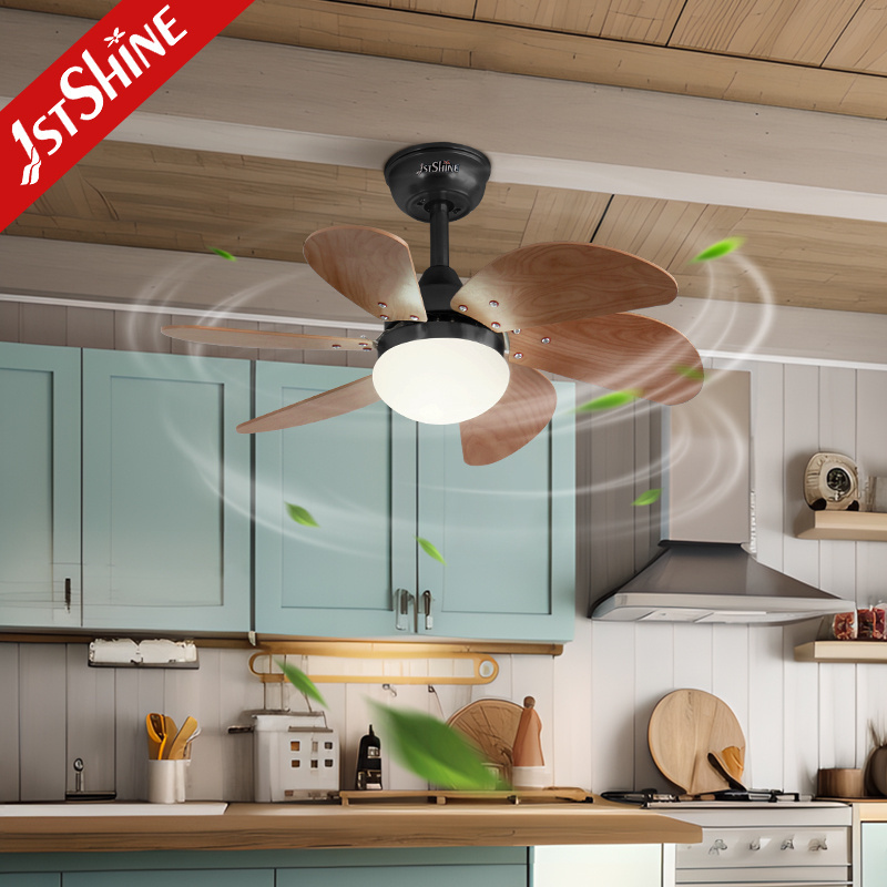 1stshine 30 office minii fan light ac/dc motor ventilador de techo kids' ceiling fan light fixtures