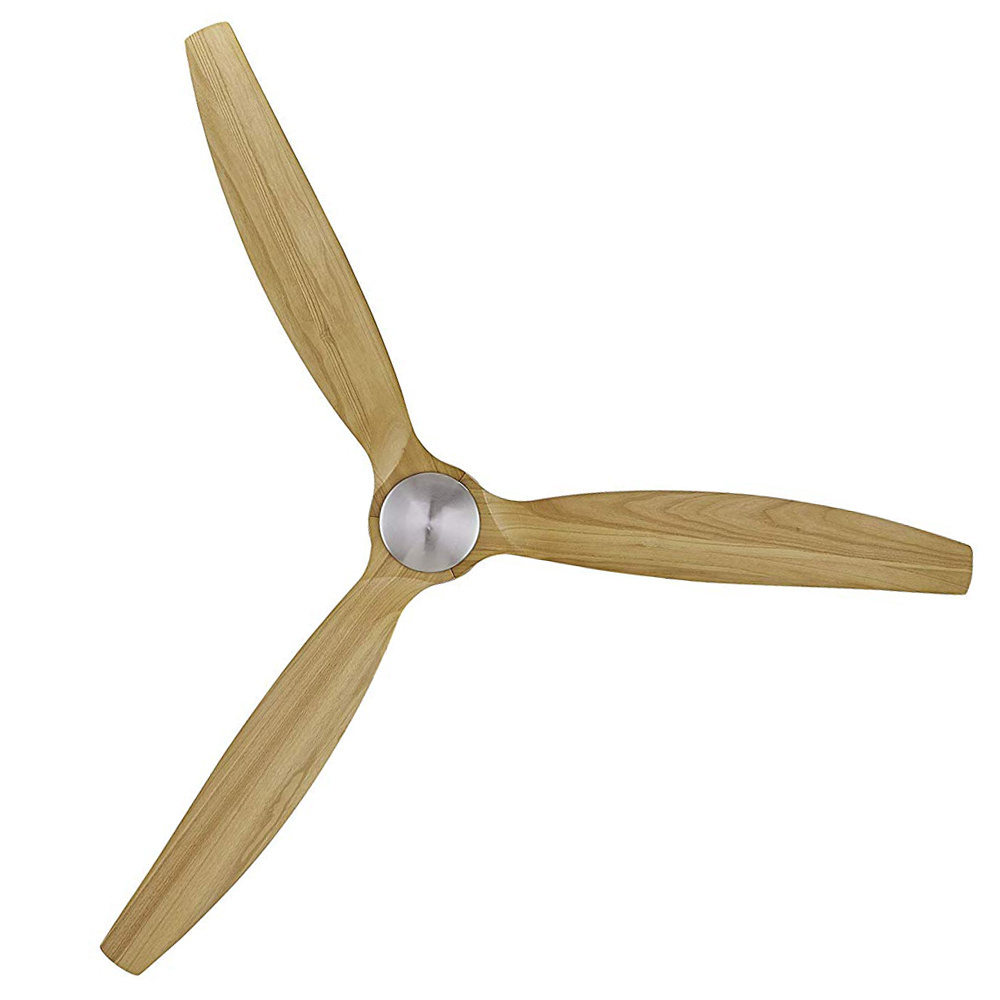 1stshine ceiling fan brushed nickel energy saving decorative wood blades  ceiling fan without light